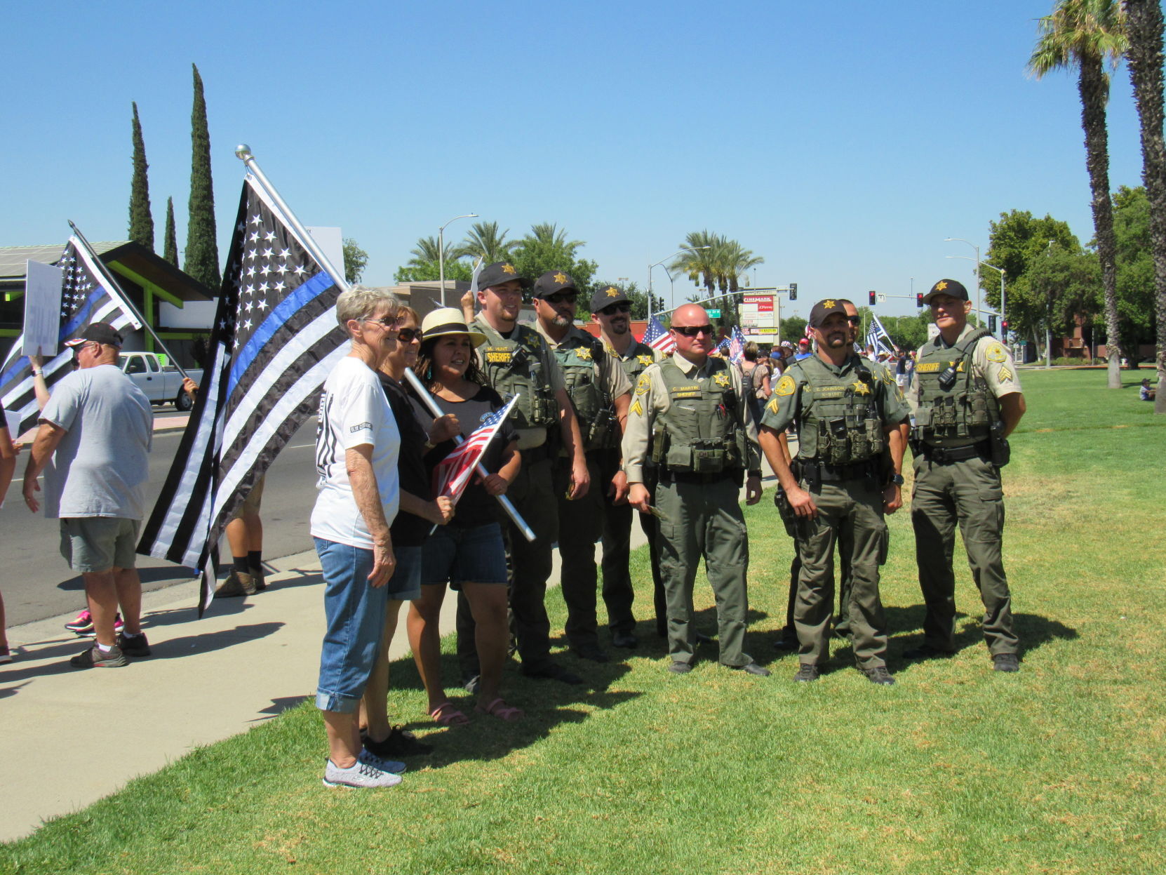 Back the Blue Rally